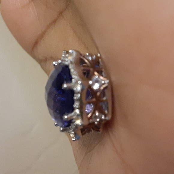 925 Genuine Color Change Fluorite and White Topaz.  FIRM. - Picture 6 of 14